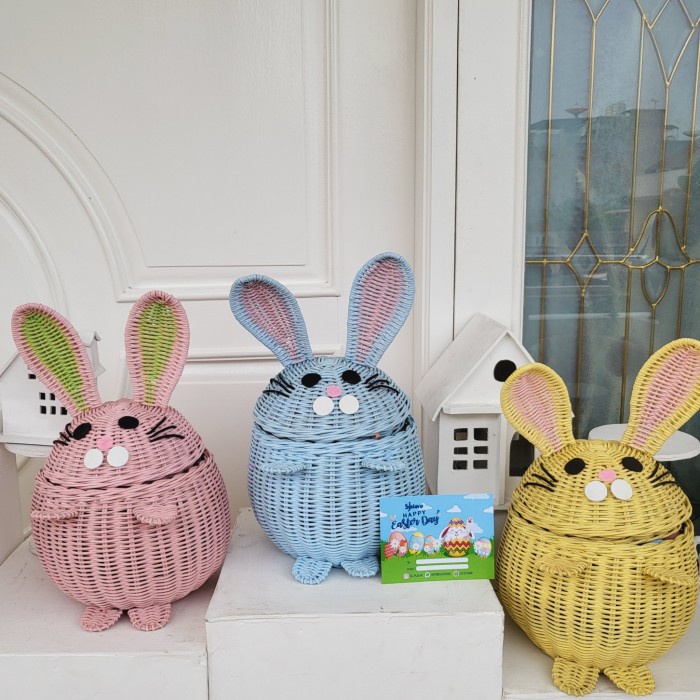 

Paket dekorasi box hampers easter bunny eggs kelinci telur paskah 40