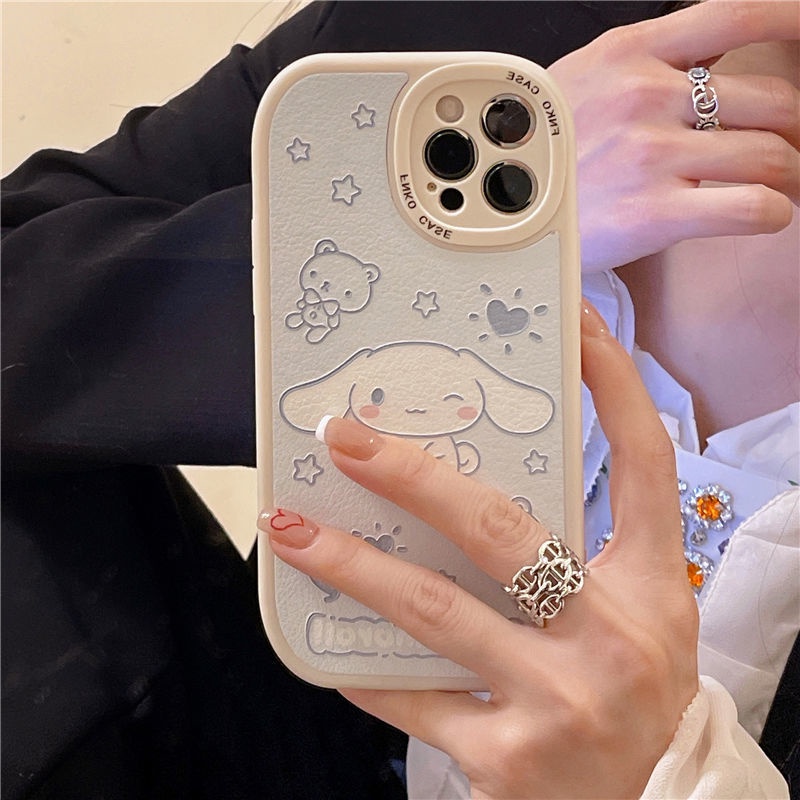 Soft Case Desain Anjing Putih Ujung Bulat Untuk IPhone 12 13 11 Pro Max X Xs Max Xr 1134