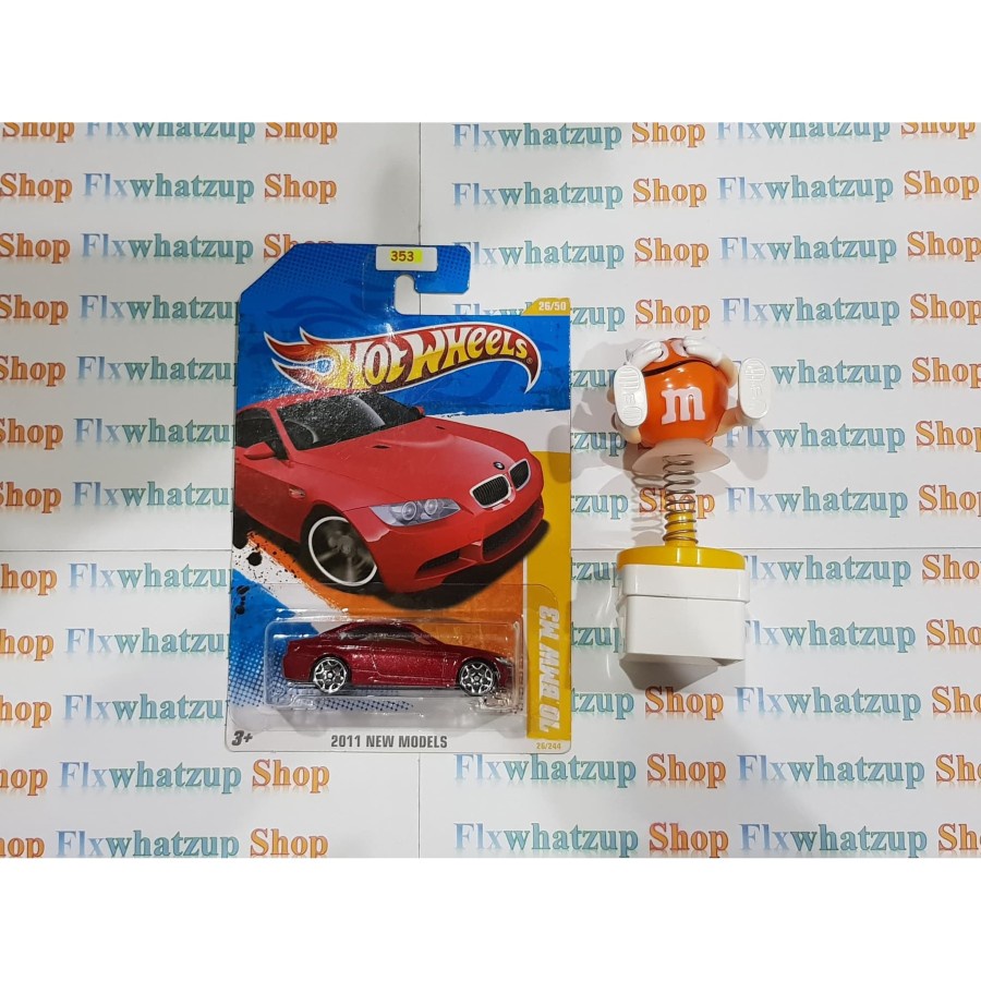 Hot Wheels 10 BMW M3 (2011 NEW MODELS) - RED AKTA