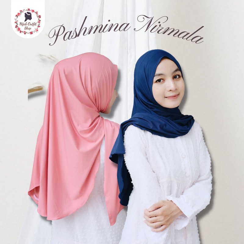 Pashmina oval nirmala / pashmina jersey zoya / pashmina instan