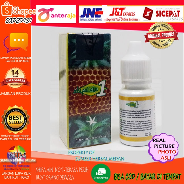 Shifa Ain no1 - Herbal Obat Tetes Mata