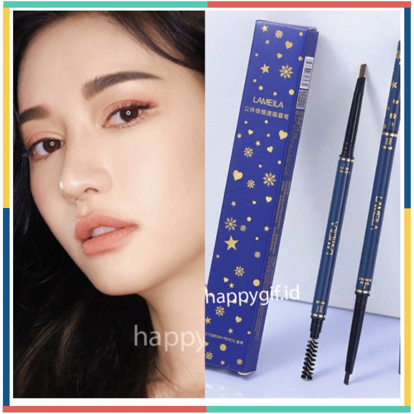 LAMEILA Blue Star Pensil Alis Geometry Eyebrow Colors Double Heads Eyebrows LA138 833