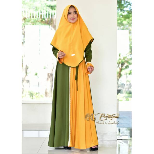 Gamis Malika by Ng premium/nararya grosir premium /Agen nararya grosir premium /Agen Ng premium
