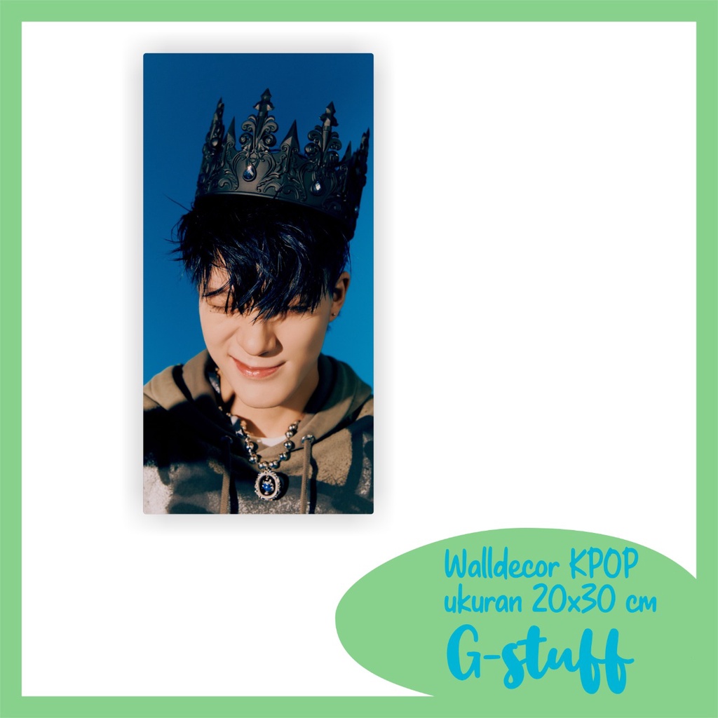 WALLDECOR NCT DREAM JENO BEATBOX UKURAN 15X30 CM WALL DECOR POSTER KAYU HIASAN DINDING KPOP