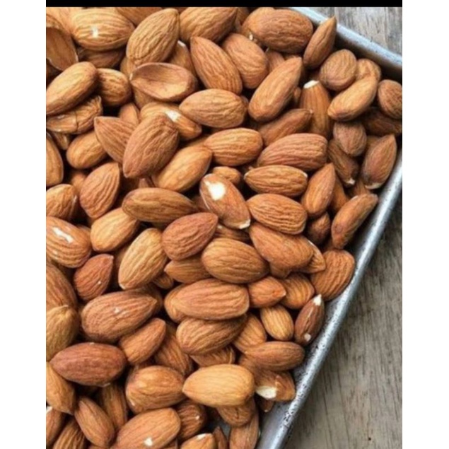 

kacang almond 500 gr panggang oven roasted baru
