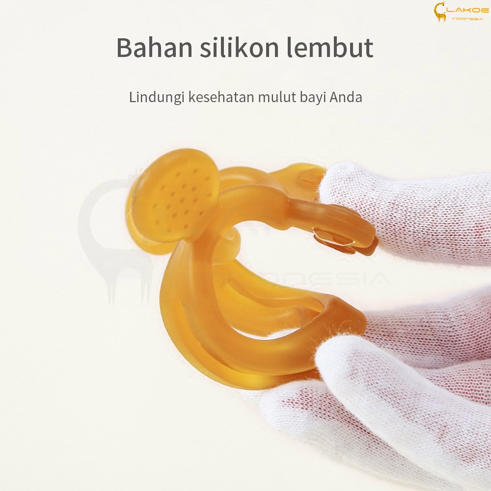 Lakoe Mainan teether bayi Gelang gigitan bayi Bahan silikon BPA FREE