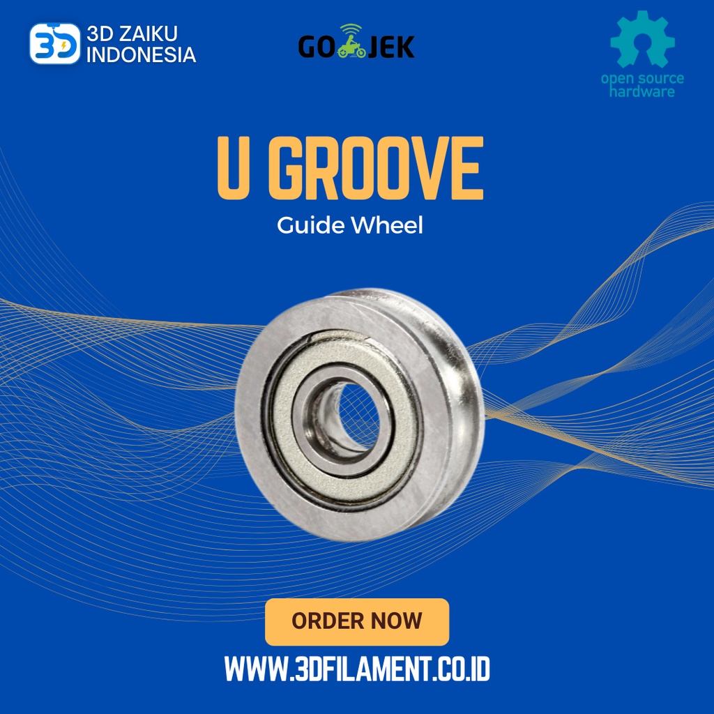 Reprap U Groove Guide Wheel