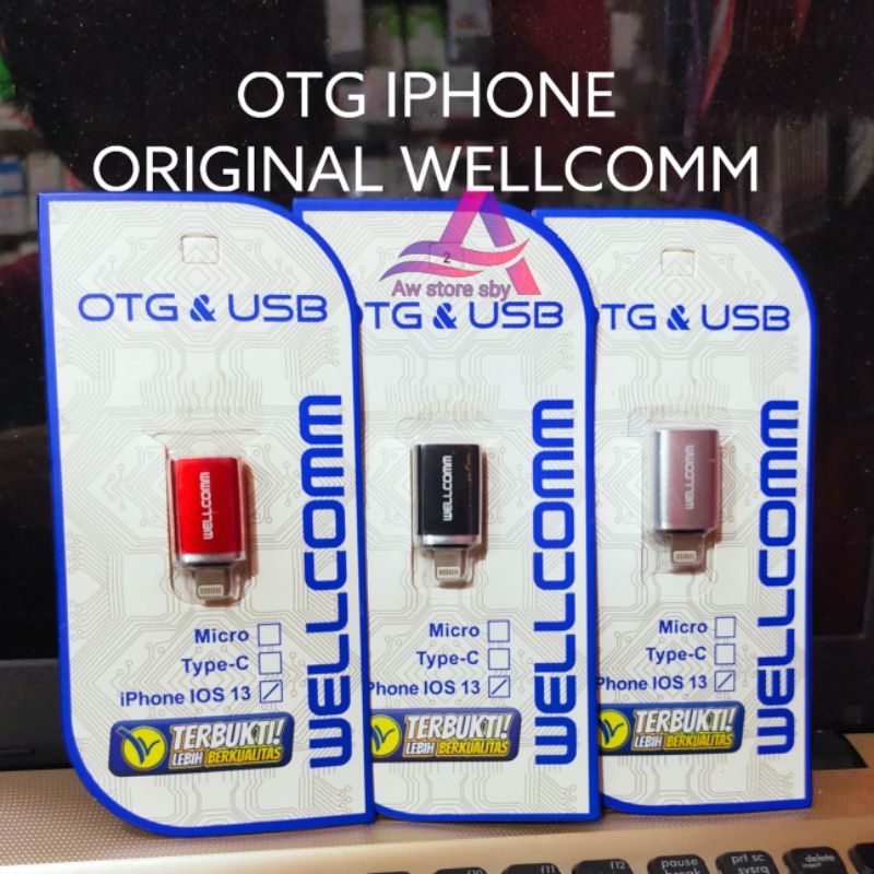 (WELL-COMM) OTG IPHONE USB LIGHTNING FLASH DRIVE iOS13 IPHONE 7/7+/8+/X/XS MAX/XR/11/11 PRO MAX/12/12 PRO MAX/13/13 PRO MAX