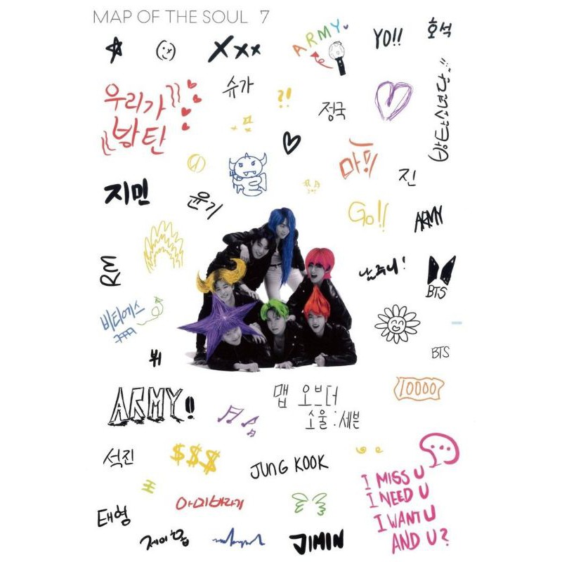 

BTS STICKER MAP OF THE SOUL 7 (MOTS 7) TERMURAH