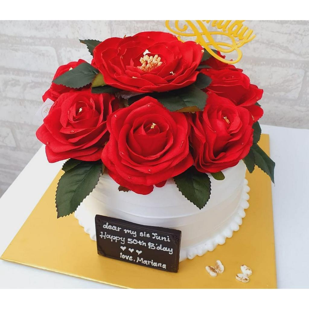 

Cake Bouquet Rose Red
