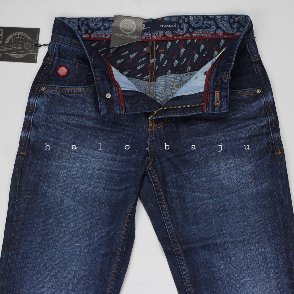 PICASSO SLIMFIT JEANS (PS414C-BIO STONE) Celana Levis Picasso - Celana Picasso Jeans Original