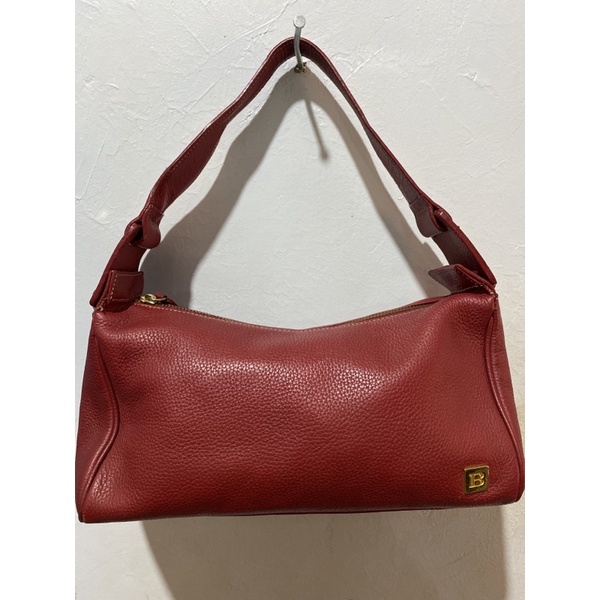 tas sholder maroon full kulit