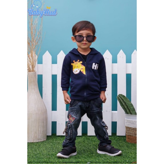 Afsheenastore Sweater Hoodie Anak Baby Hud 3D