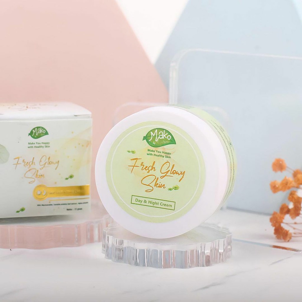 FRESH GLOWY SKIN DAY AND NIGHT - MAKO BY SERIS BPOM, MAKO BY SERIS CREM, CREAM MAKO BY SERIS
