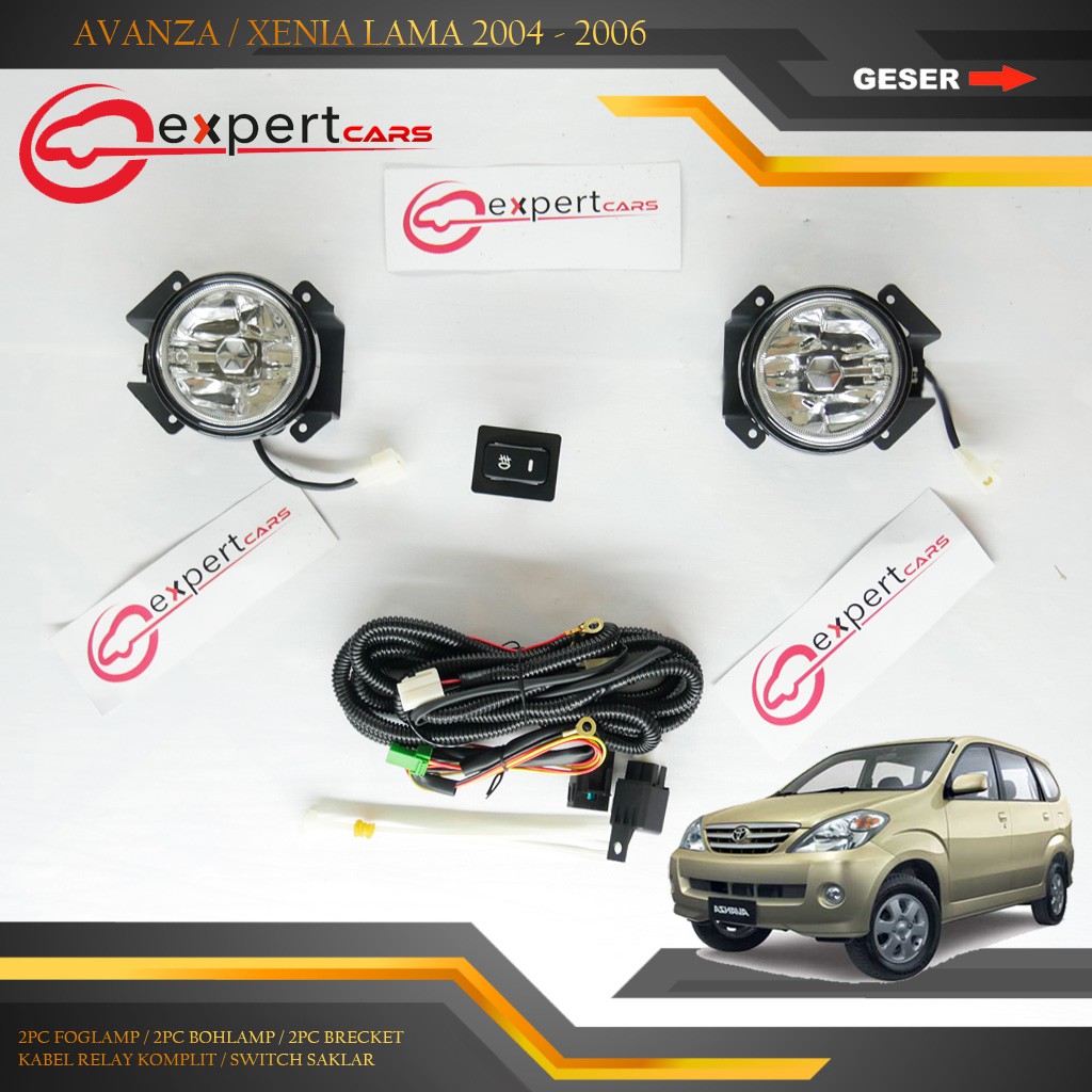 FOGLAMP LAMPU KABUT AVANZA XENIA LAMA 2004 2005 2006
