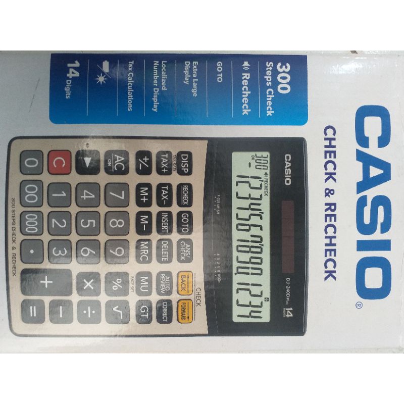 

Calculator casio Dj 240