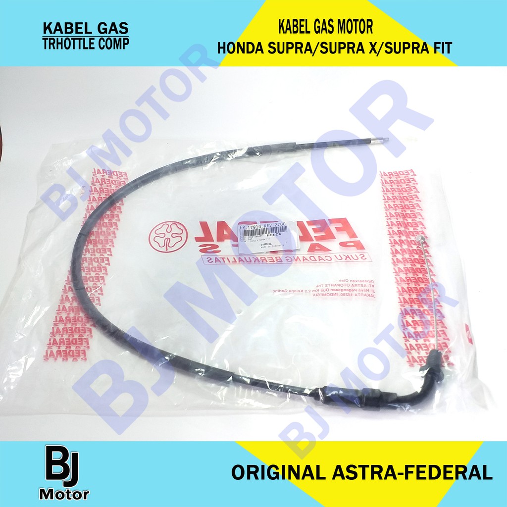 KABEL GAS MOTOR HONDA SUPRA SUPRA X SUPRA FIT