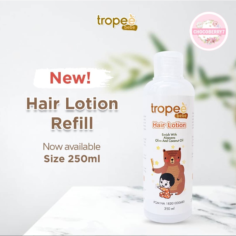 Tropee Bebe Hair Lotion 100ml Lotion Rambut Bayi Trope Bebe 100 ml