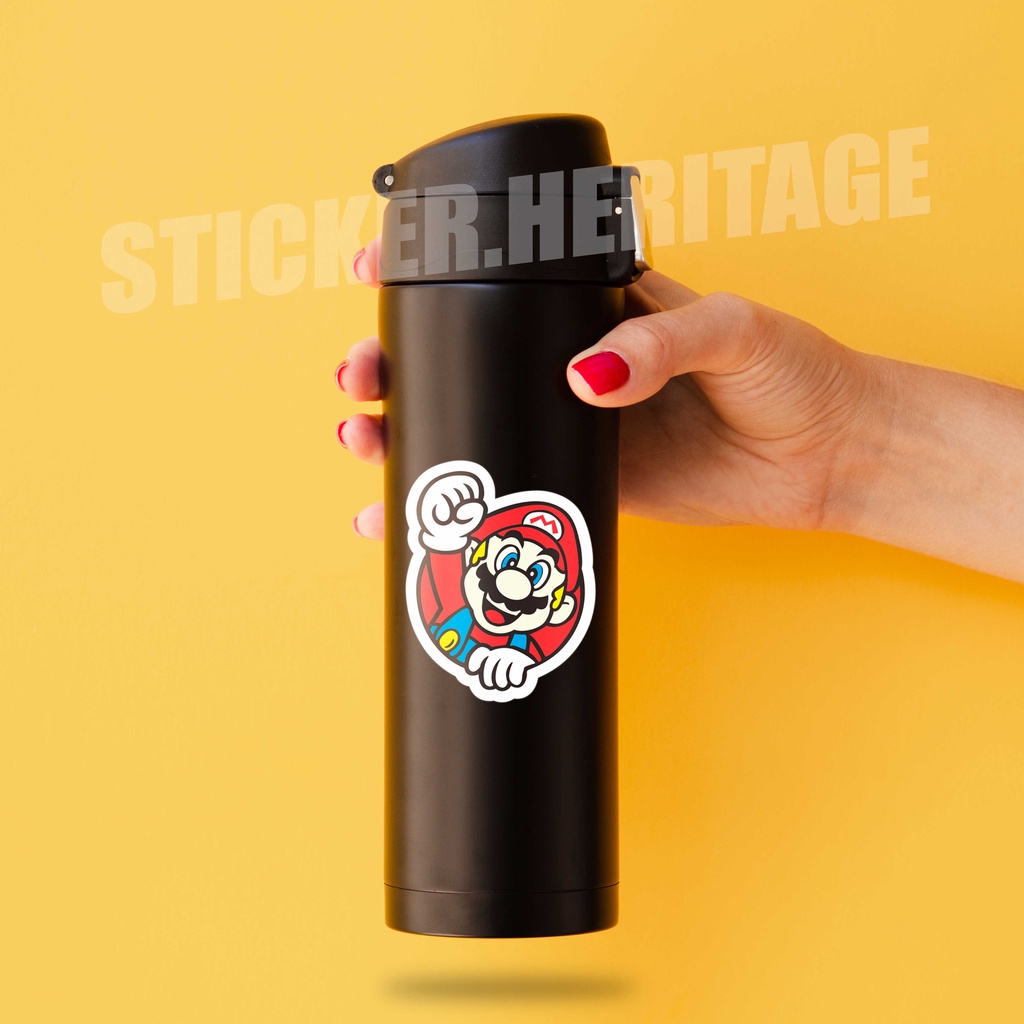 Stiker Aesthetic SUPER MARIO | STIKER TUMBLER HP | STICKER AESTHETIC STICKER LAPTOP
