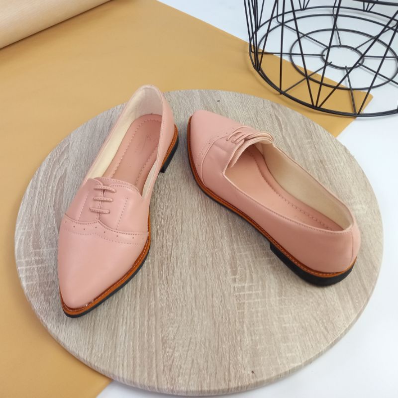 VNL Damelie Flatshoes | Sepatu Wanita | Sepatu Flatshoes | Flatshoes Casual | Sepatu hak 1cm