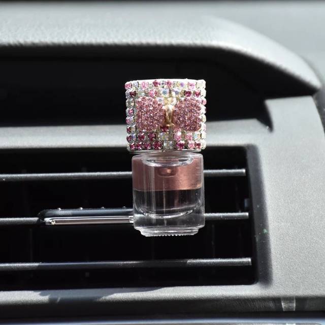 Parfum mobil pita pink colok di AC PARFUM KLIP // ruangan Mobil jepit klip AC pewangi