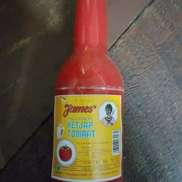 

Saus Tomat cap Dayak Ketjap Tomaat James 600 ml deli serdang medan