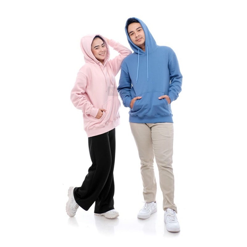 Jaket Sweater Hoodie Polos Pria Wanita Switer Cowok Premium Distro (BAYAR DI TEMPAT)-6