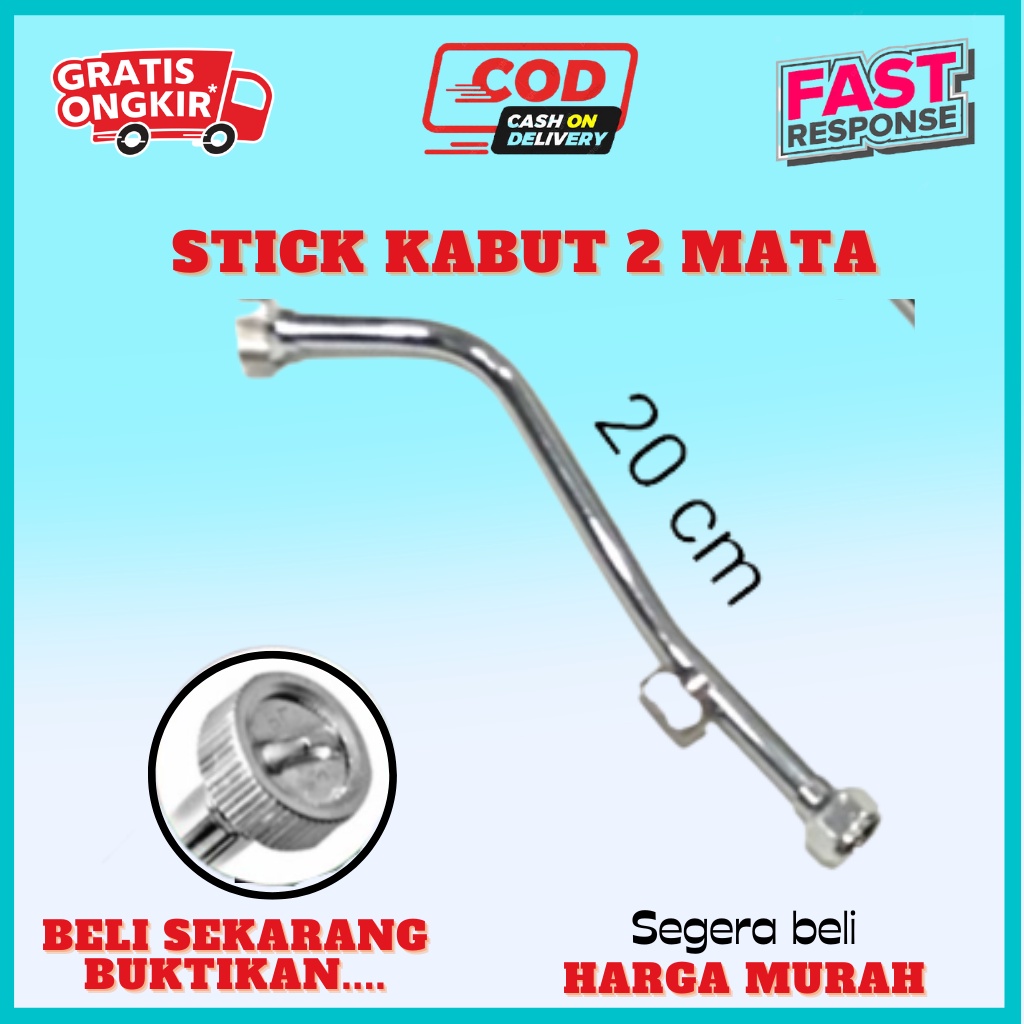 Stik sprayer mata 2 kabut elektrik stik sprayer nozzle stik semprotan hama Vitrias