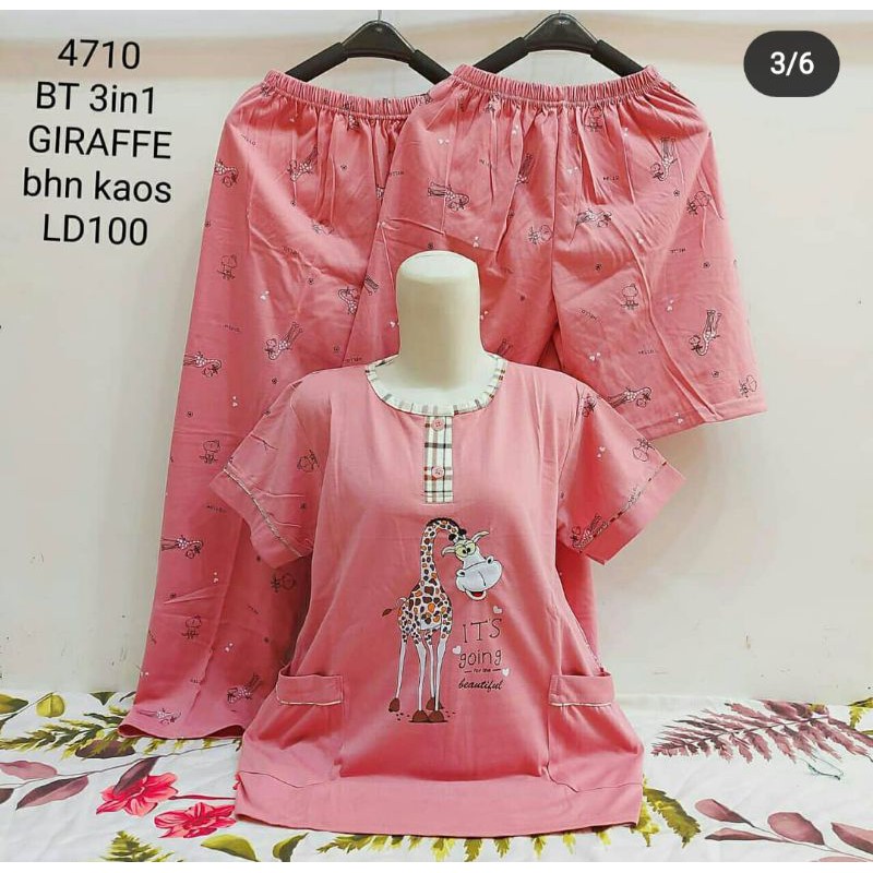 BAJU TIDUR TESSA 3IN1 MOTIF RANDOM