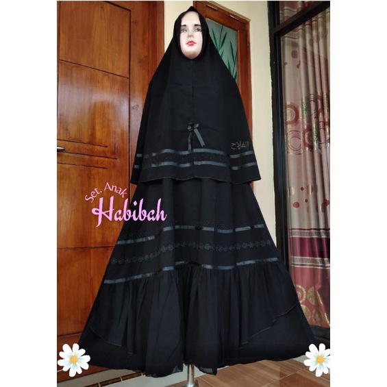 Setelan Habibah || Abaya Gamis Syari Anak Temboro Termurah Terbaru ||