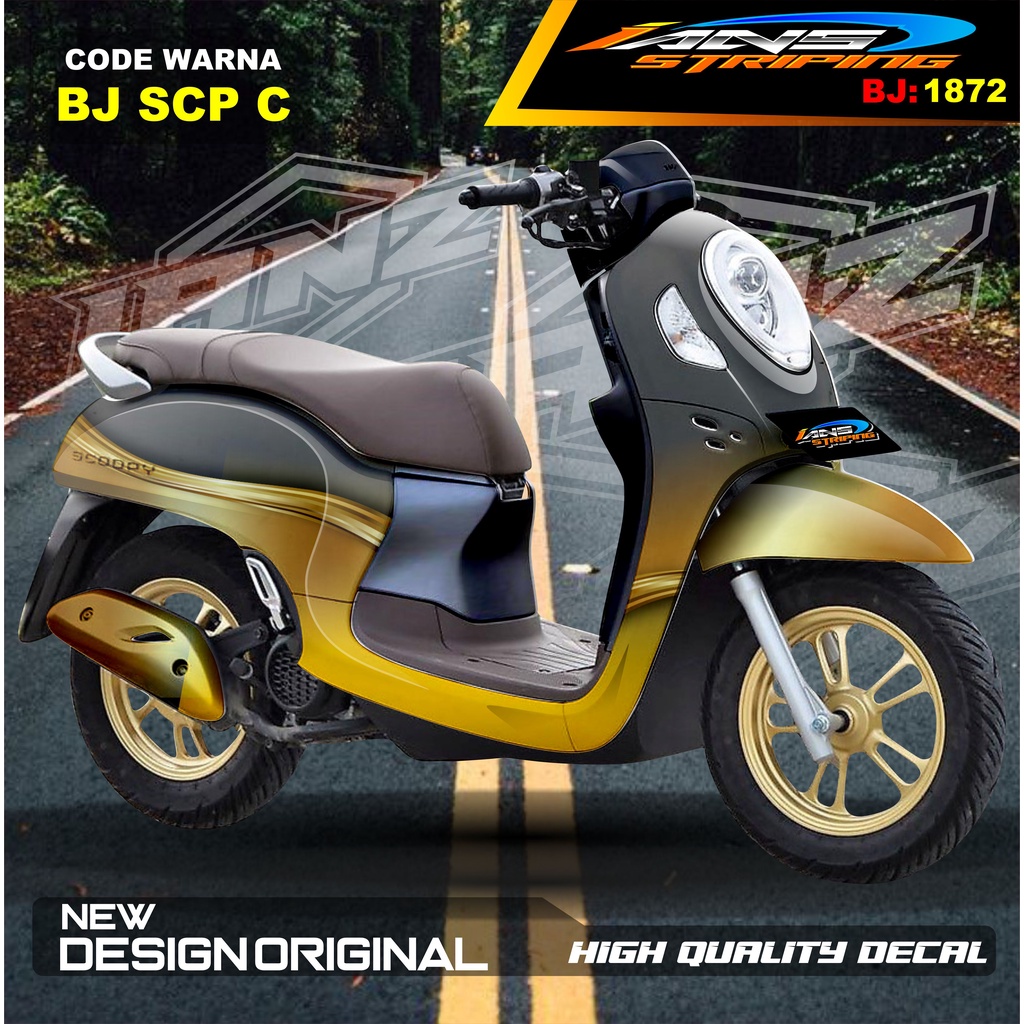 VARIASI STIKER FULL BODY SCOOPY / STICKER ALL NEW SCOOPY / STIKER FULL BODY SCOOPY TERMURAH / STIKER MOTOR SCOOPY / STIKER MOTOR