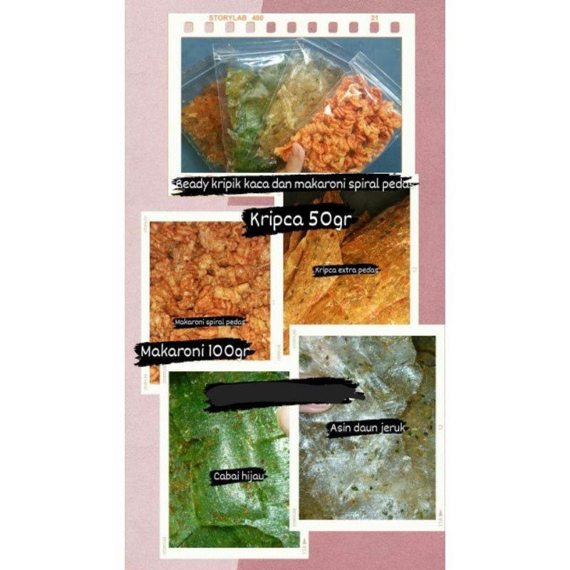 

Keripik Kaca & Makroni Spiral Jumbo