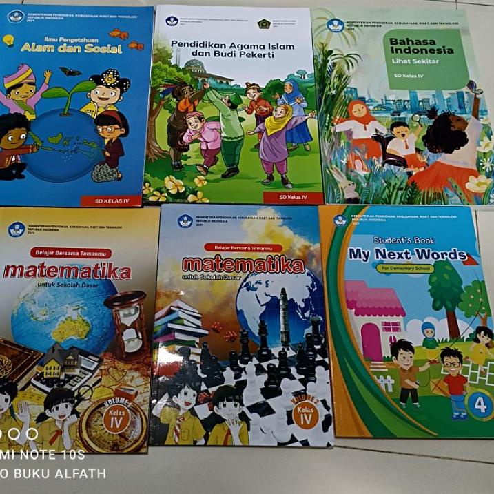 

<Q-UCQ <♫ BUKU KURIKULUM MERDEKA KELAS 4 SD PELAJARAN BHS INDONESIA, IPAS, PEND AGAMA ISLAM, BHS INGGRIS, MATEMATIKA <✯✯✯✯✯
