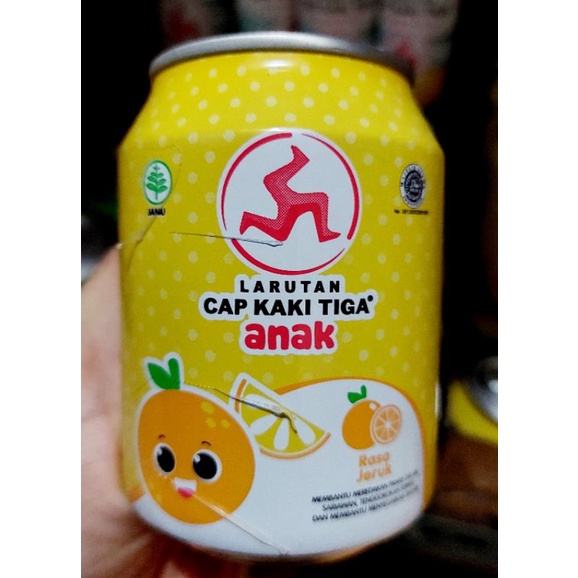 Larutan Cap kaki tiga anak 250ml