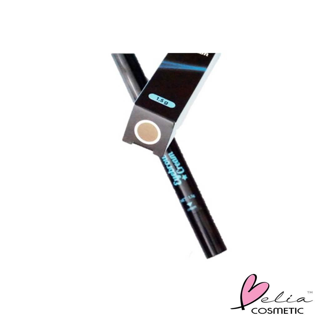 ❤ BELIA ❤ QL Eyebrow Cream Dark Brown 1,5g | Pensil Alis | Krim Alis (✔️BPOM) | QL Cosmetic