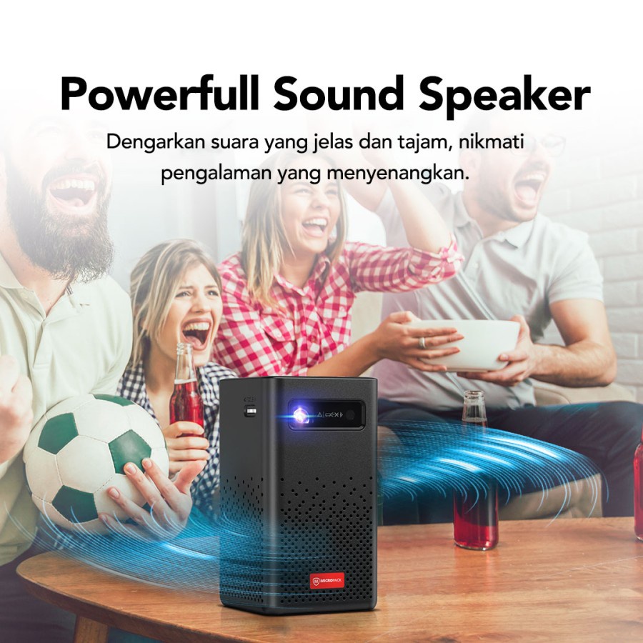 Projector Proyektor Mini Portable LED Micropack MPJ01 Android Speaker