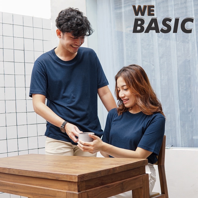 WEBASIC KAOS POLOS PREMIUM COTTON 30S LENGAN PENDEK (Jaminan Bahan Nyaman dan Adem)