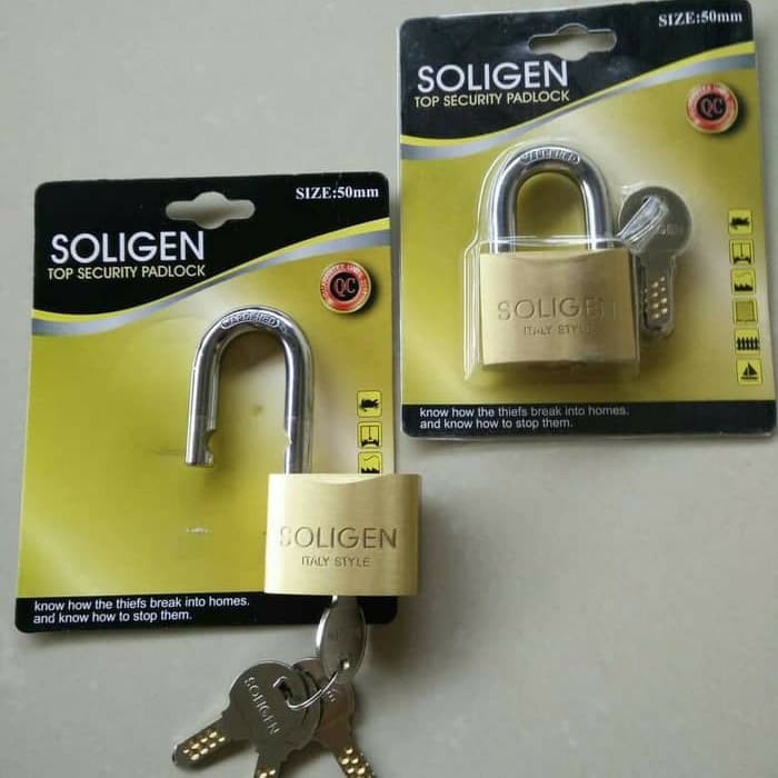 Gembok Soligen Kuningan 50 S