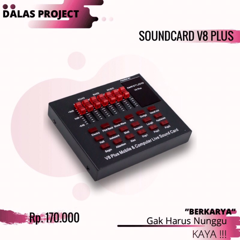 SOUNDCARD V8PLUS ORI