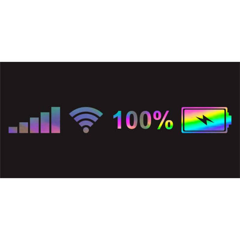 

Cutting Sticker Nama Stiker Batrai Hp Wifi Sinyal Stiker Logo Batrai Hp Wifi Sinyal Hologram