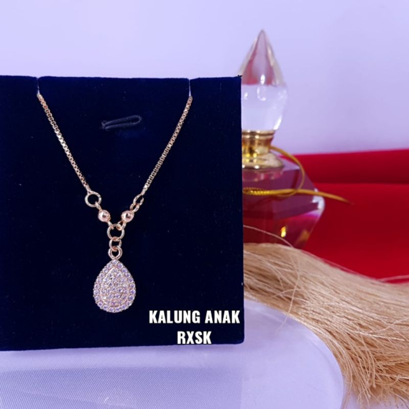 Kalung anak dan dewasa ,anti karat,anti alergi,bahan rhodium,cocok kado atau dipake sehari hari