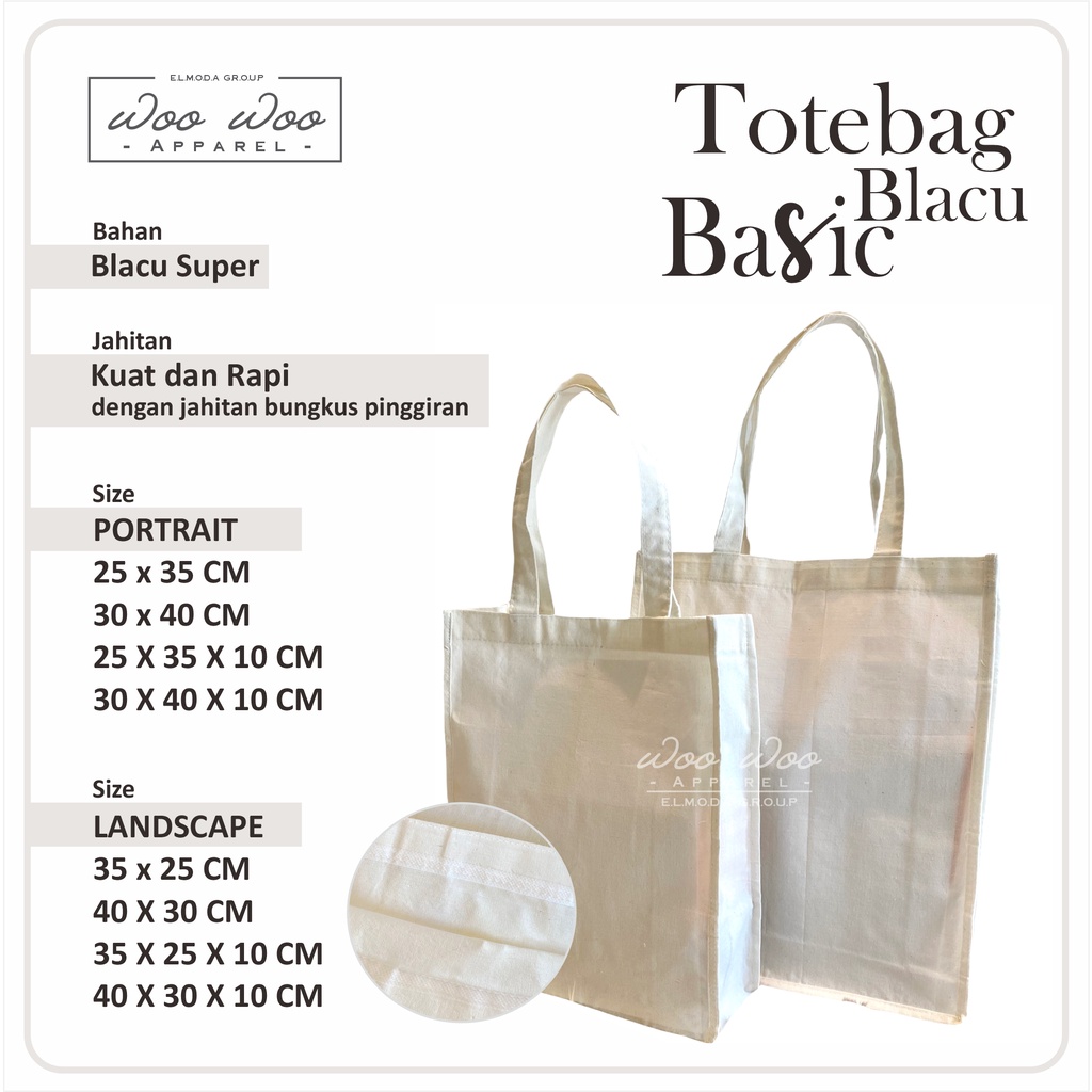 TOTEBAG BLACU TEBAL