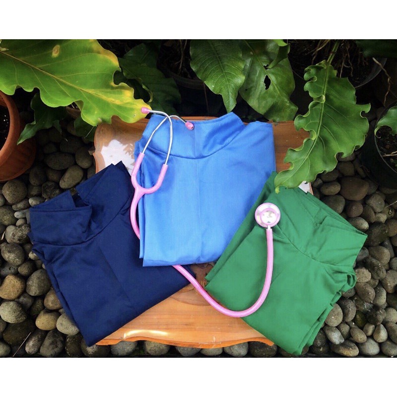 [PREORDER] Gown Jaga Skort Medis APD Bahan Drill Premium Reusable