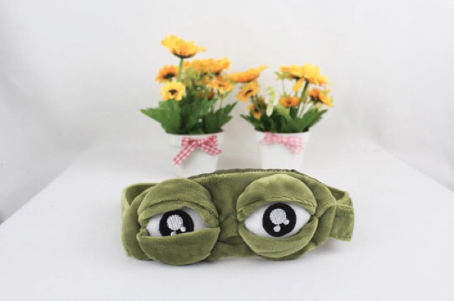 IMPORT Sleep Mask Frog 3D penutup mata travel