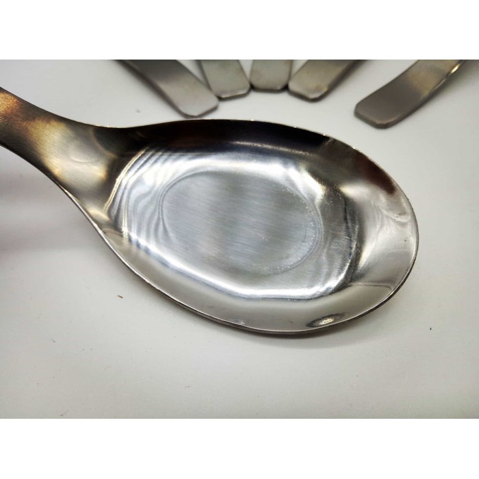 Sendok bebek Stainless Tebal per 6pcs 16.5CM 2MM Soup / bubur / Sayur