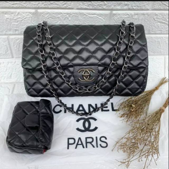 Tas Chanel Import + dompet kecil