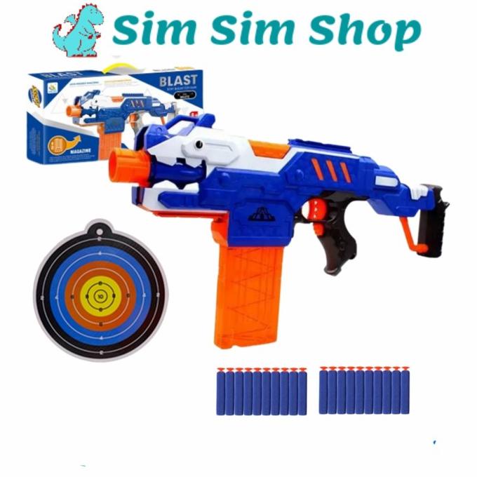 Mainan Pistol Tembakan Otomatis Lefan Gun 9926 Not Nerf Rapidstrike