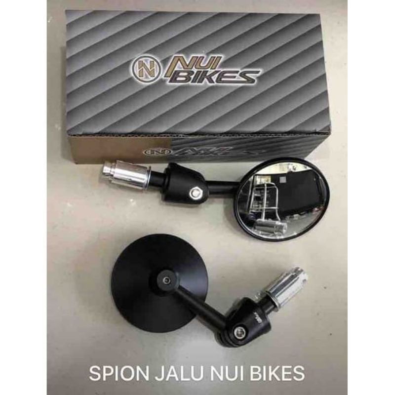 Spion Jalu Bulat Bar End Mirror Nui Bikes Universal