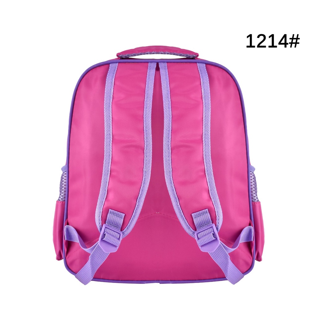 Tas Sekolah Cartoon 1214 Girls 14 Inch Ransel Anak Cewek Timbul Sekolah (Frozen,LOL,Sofia,&amp;Unicorn)