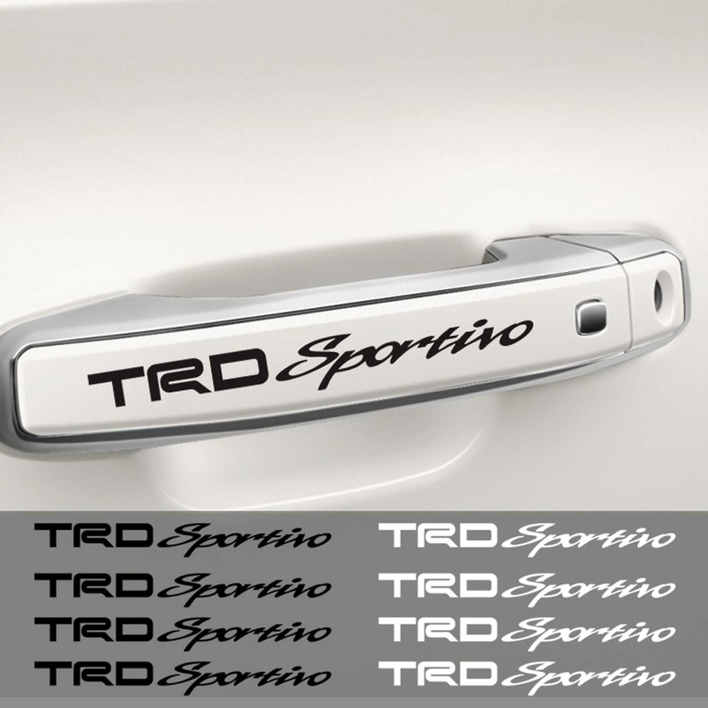 Jual Stiker Mobil Trd Sportivo Gagang Handle Velg Wiper Cutting Sticker